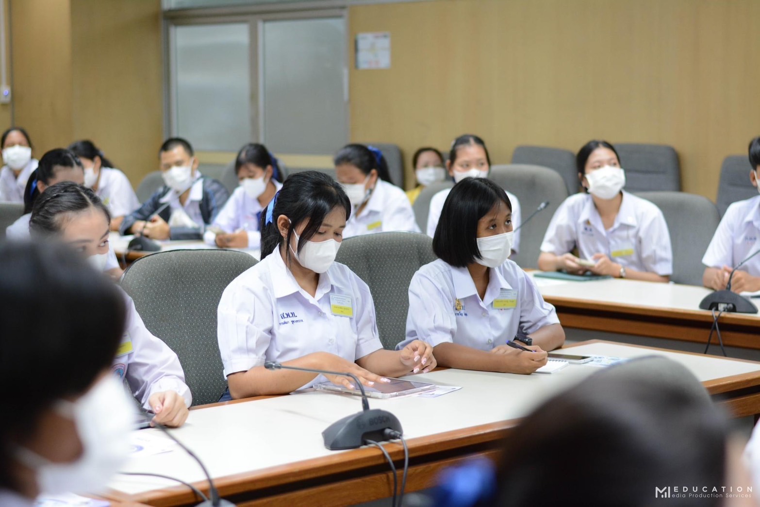 นักเรียนทุนพระราชทาน ม.ท.ศ. เข้าประชุมพัฒนาศักยภาพนักเรียนทุนพระราชทาน ม.ท.ศ.รุ่นที่ 14 ภายใต้โครงการเสริมสร้างการเรียนรู้ แนะแนว ติววิชาการ